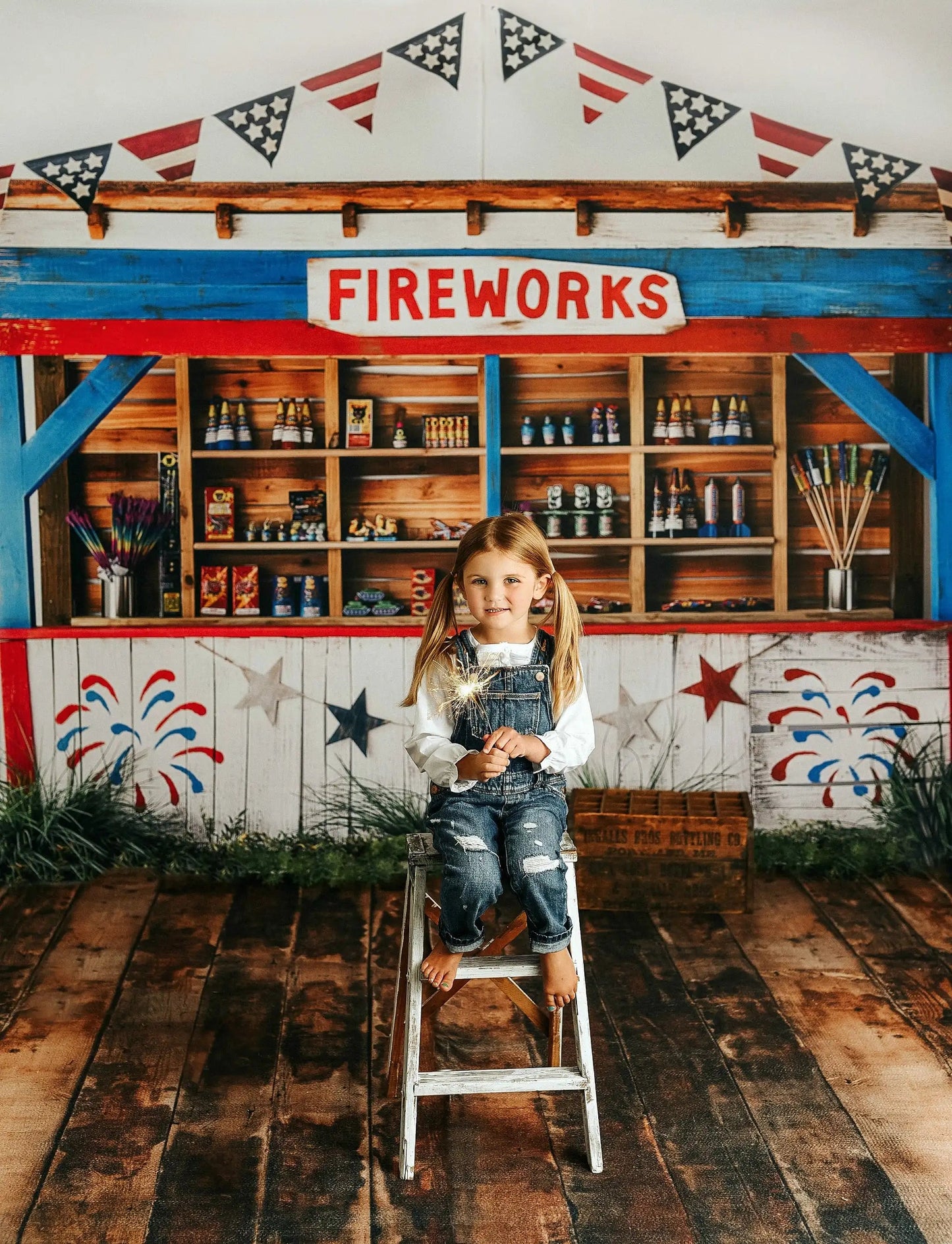 KMK - Firework Sparks Backdrop