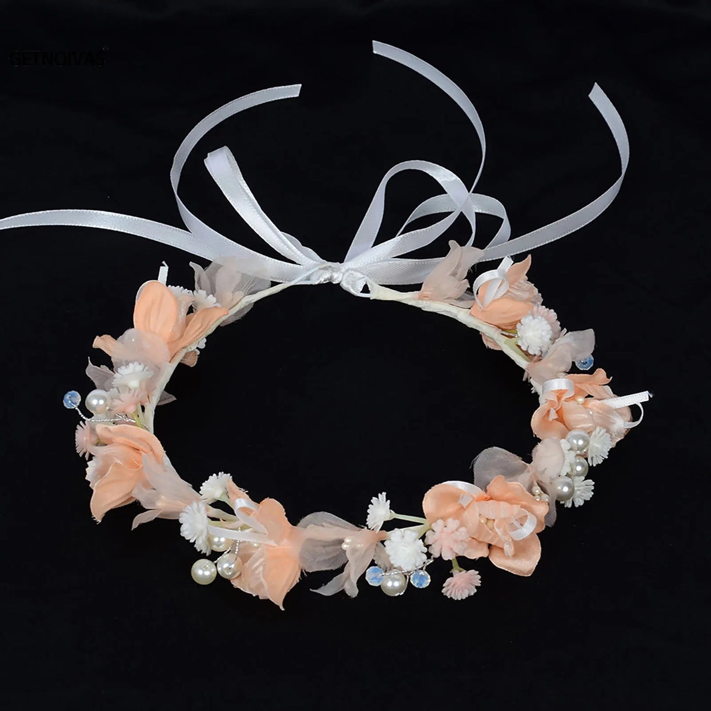 KMK - Floral Crystal Headband