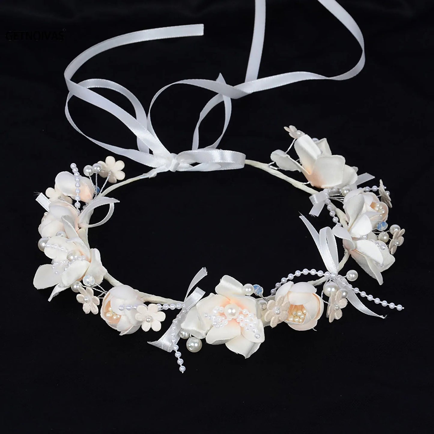 KMK - Floral Crystal Headband