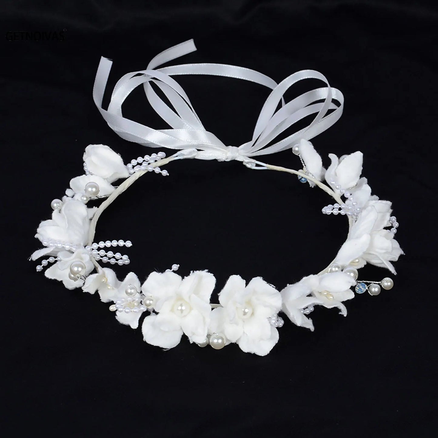 KMK - Floral Crystal Headband