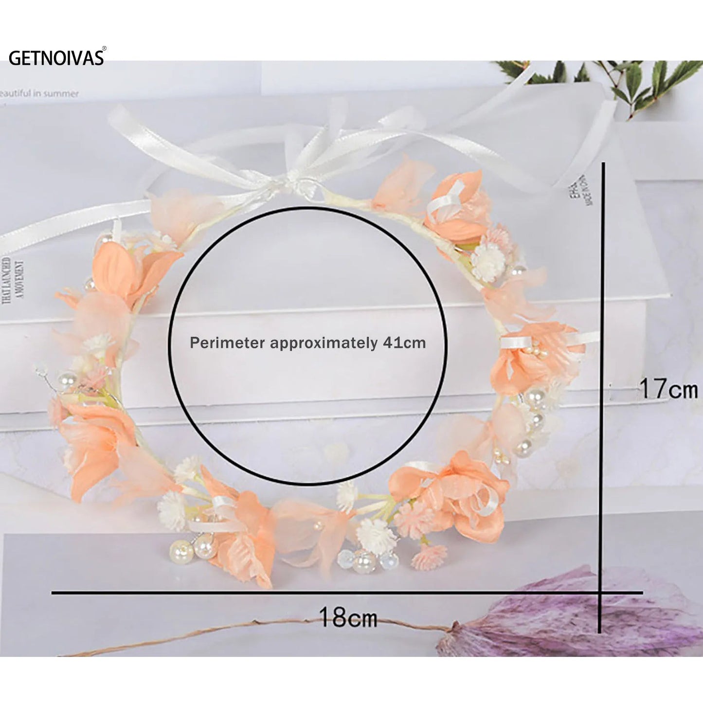 KMK - Floral Crystal Headband