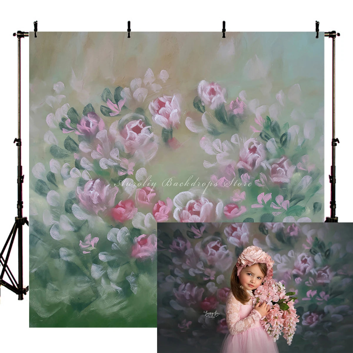 KMK - Floral Fine Art Backdrop