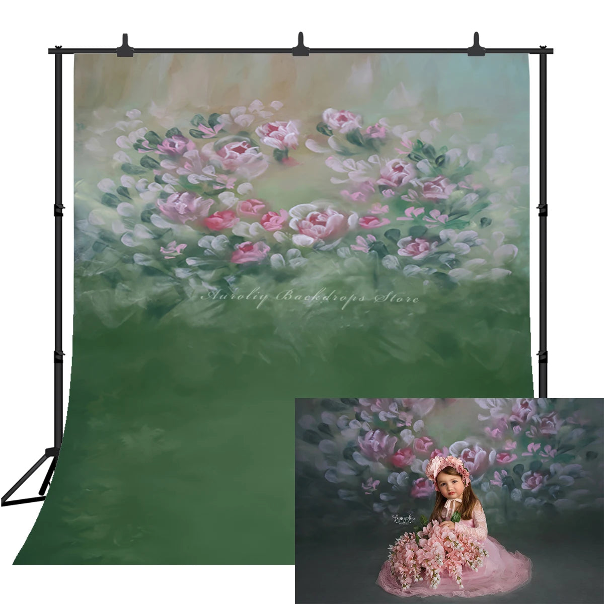 KMK - Floral Fine Art Backdrop