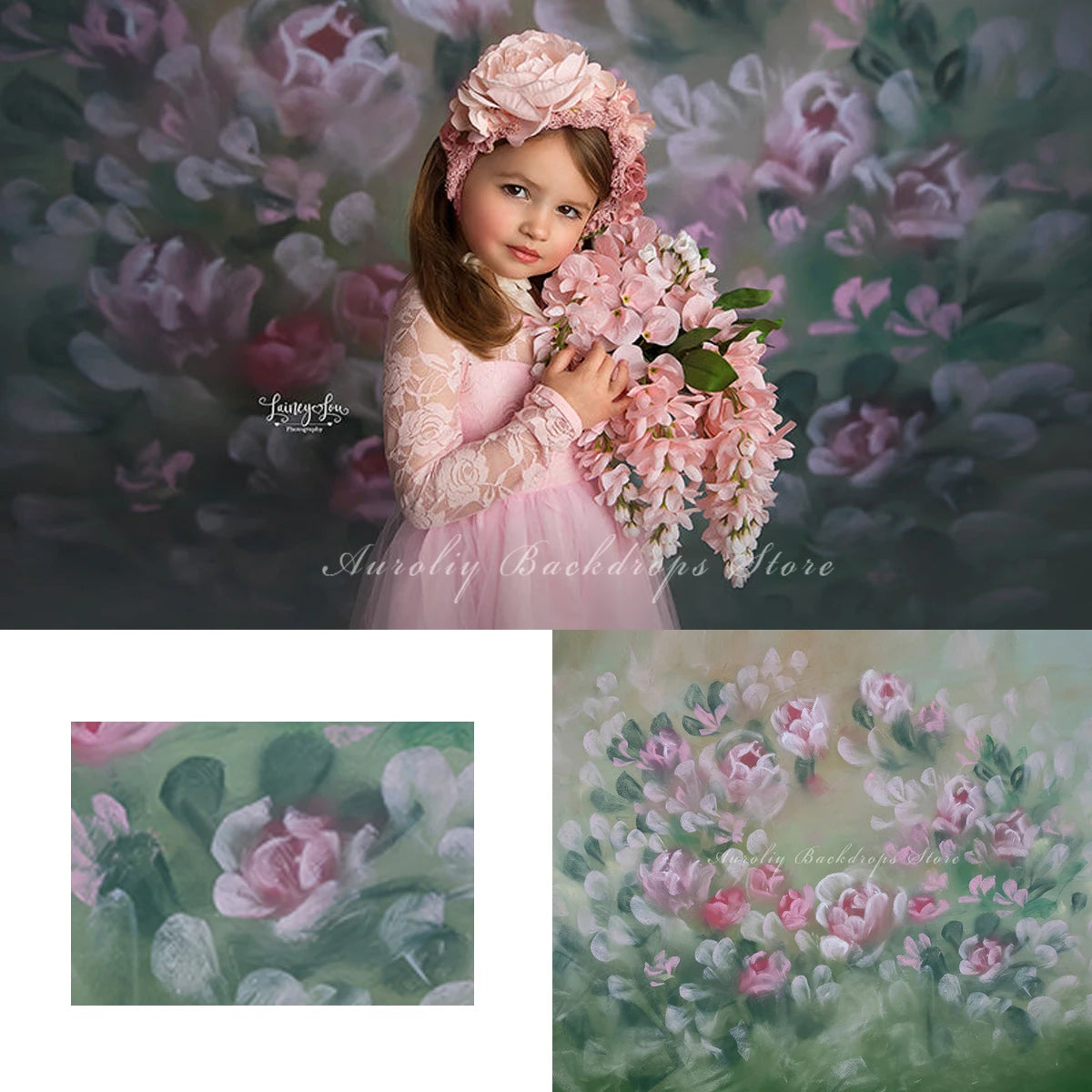 KMK - Floral Fine Art Backdrop