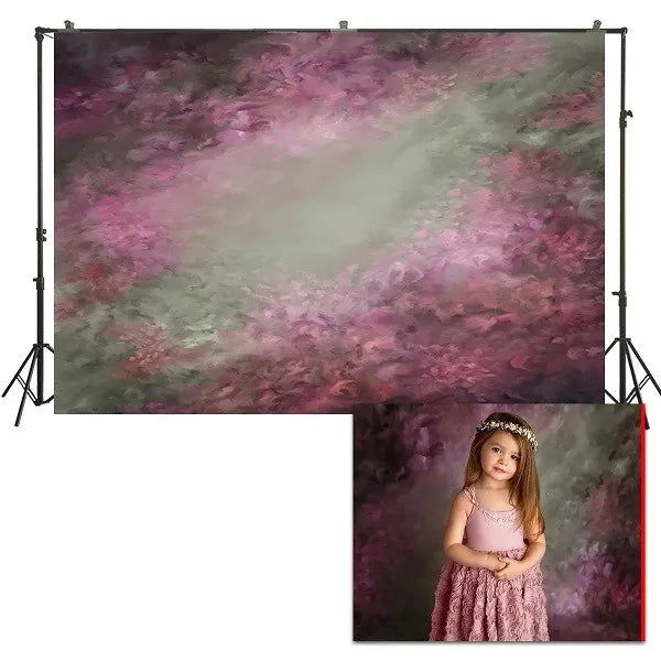 KMK - Floral Oil Painting backdrop