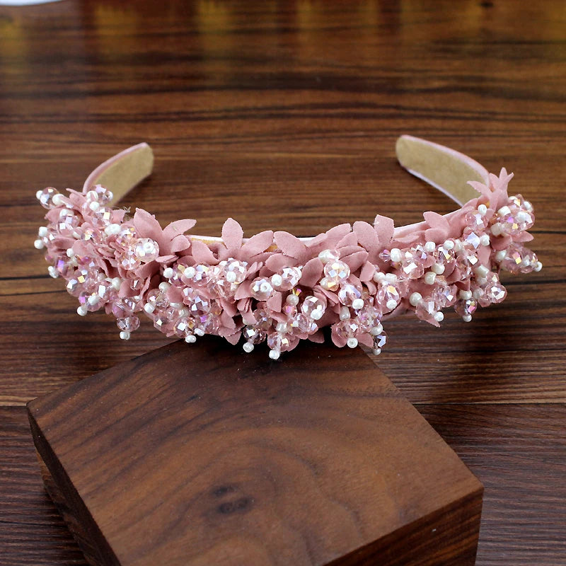 KMK - Flower Beaded Headband