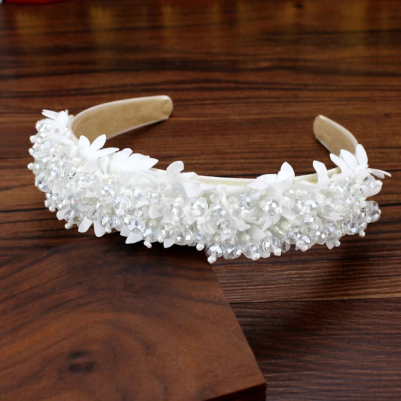 KMK - Flower Beaded Headband