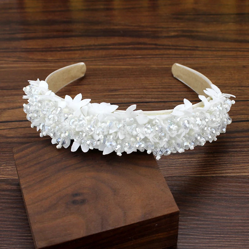 KMK - Flower Beaded Headband