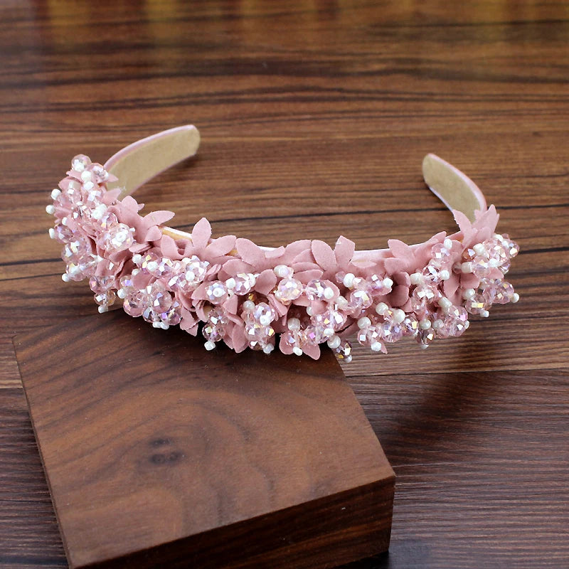 KMK - Flower Beaded Headband