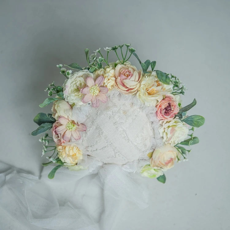 KMK - Flower Bonnet - 2 sizes