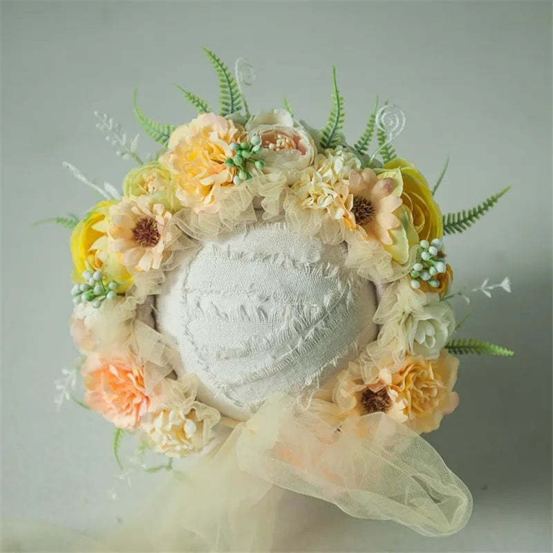 KMK - Flower Bonnet - 2 sizes