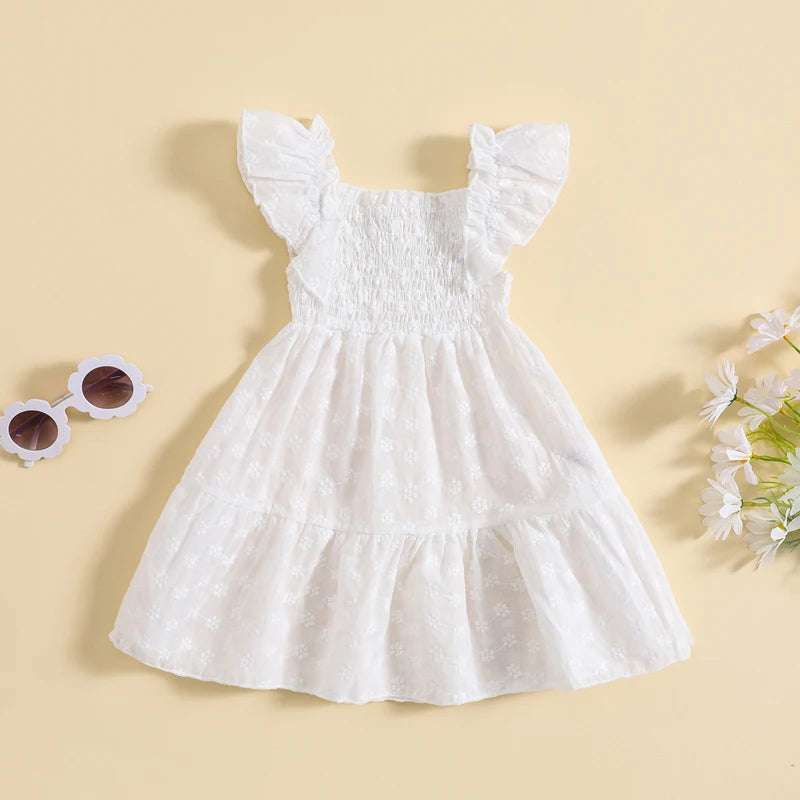 KMK - Flower Embroidery Sweet Princess Dress