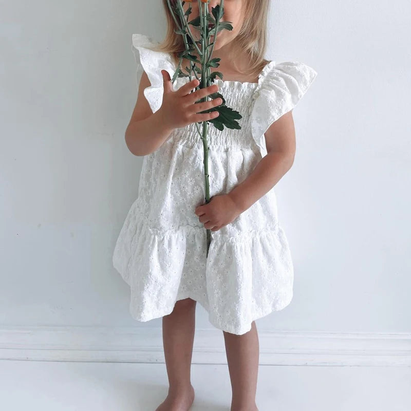 KMK - Flower Embroidery Sweet Princess Dress