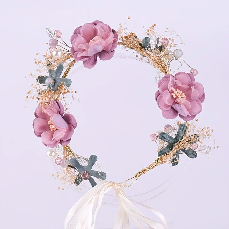 KMK - Flower Leaf Headband