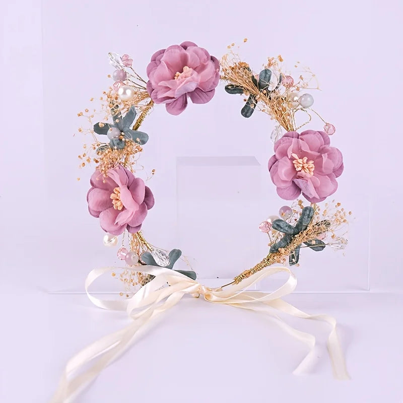 KMK - Flower Leaf Headband