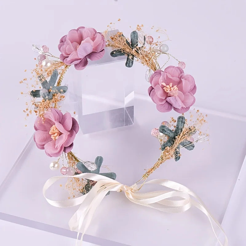 KMK - Flower Leaf Headband