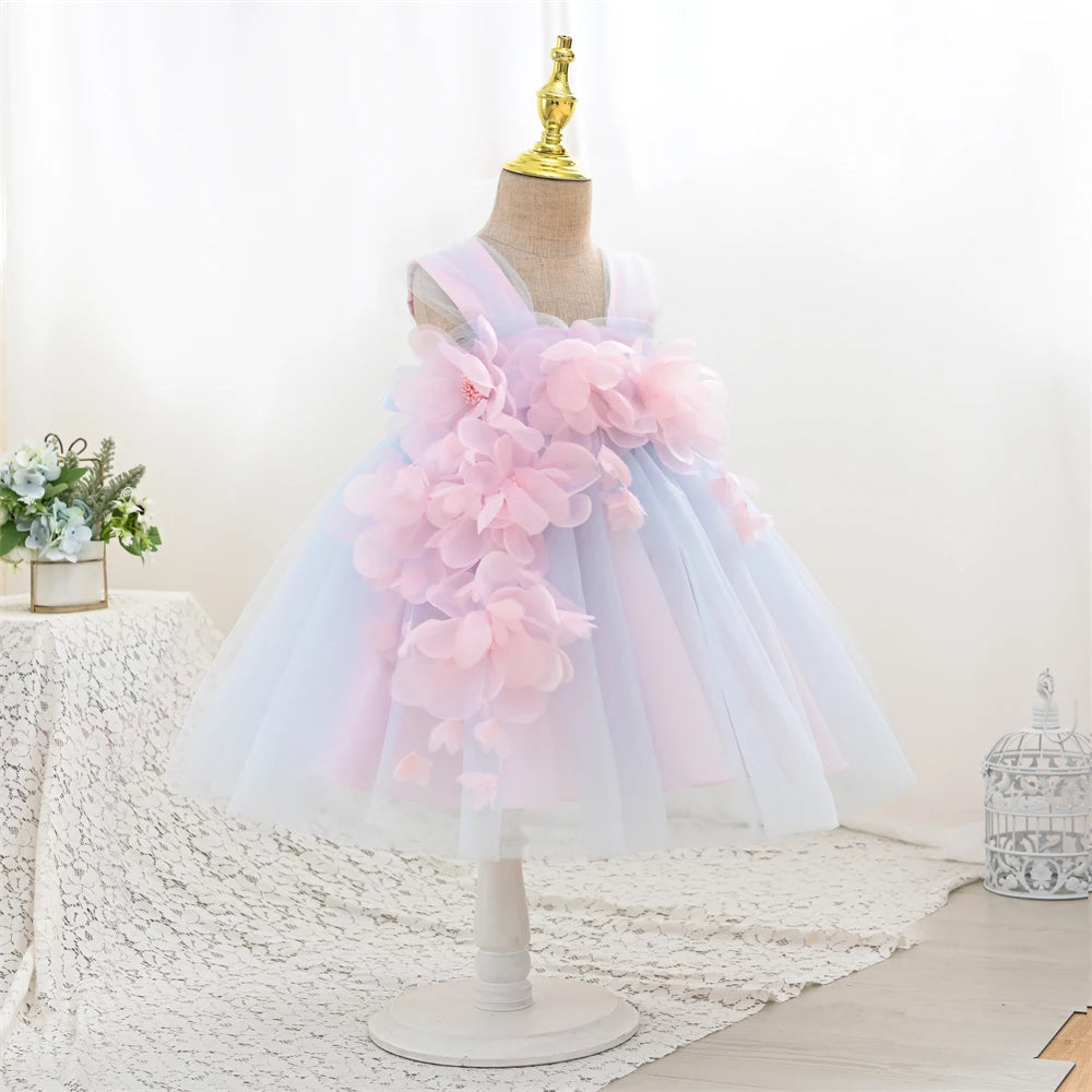 KMK - Flower Tulle Dress