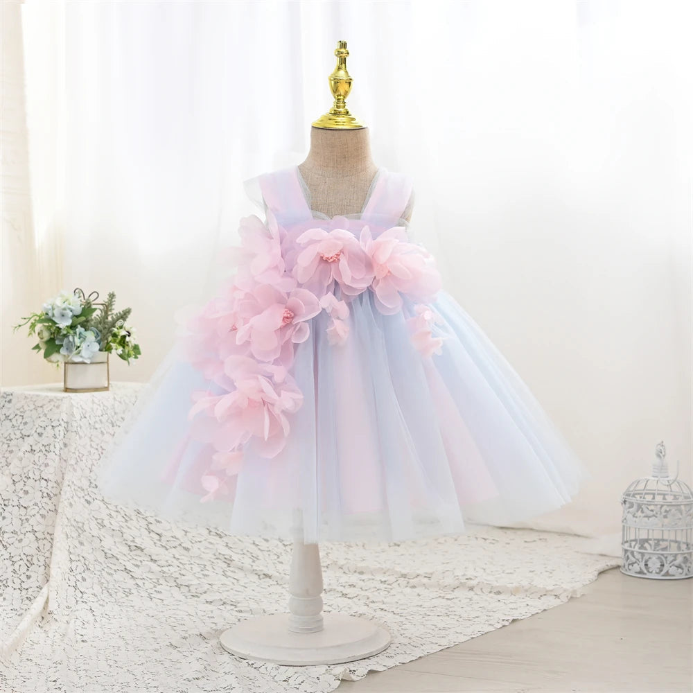 KMK - Flower Tulle Dress