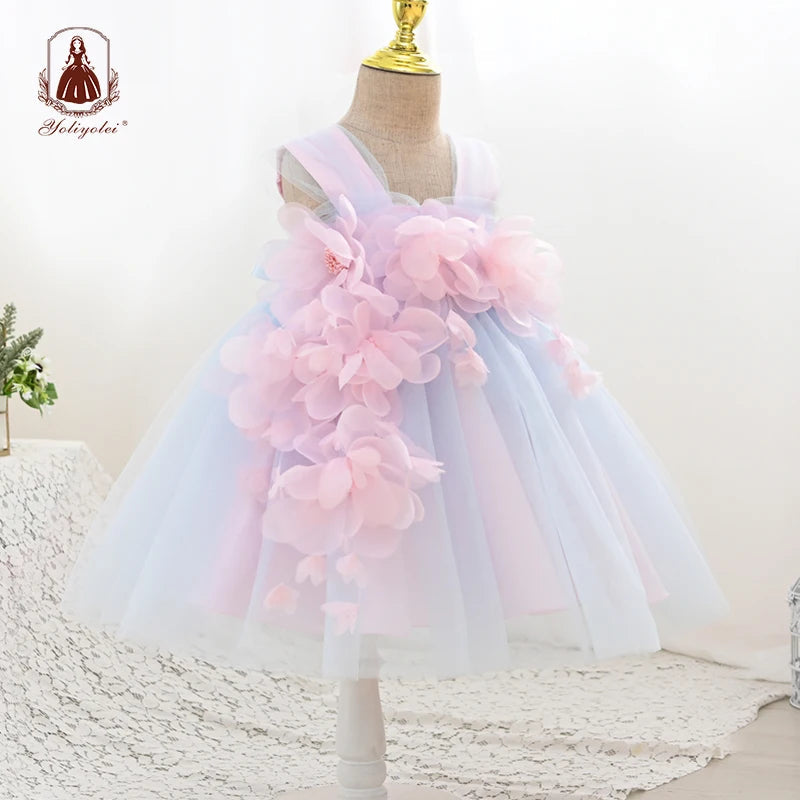 KMK - Flower Tulle Dress