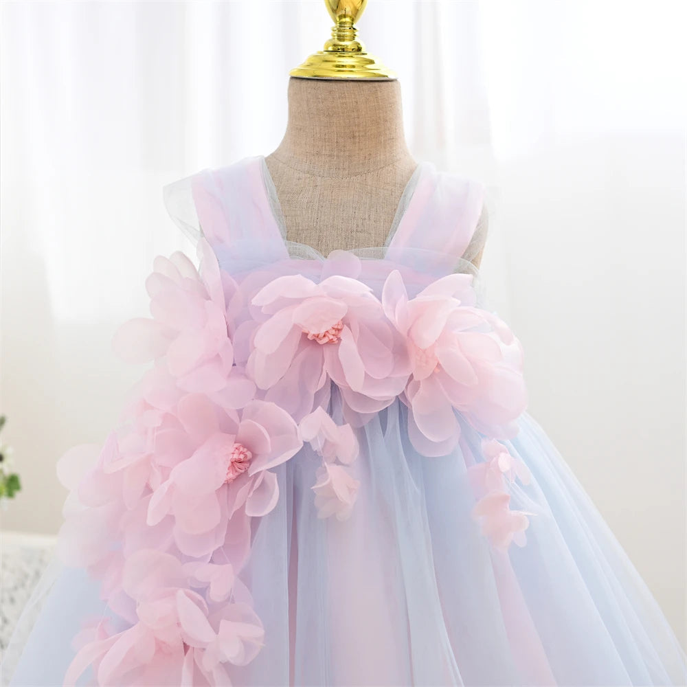 KMK - Flower Tulle Dress