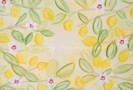 KMK - Flowering Lemon Backdrop