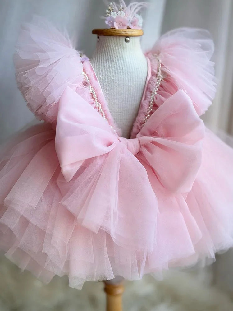 KMK - Fluffy tulle Sweet pink dress