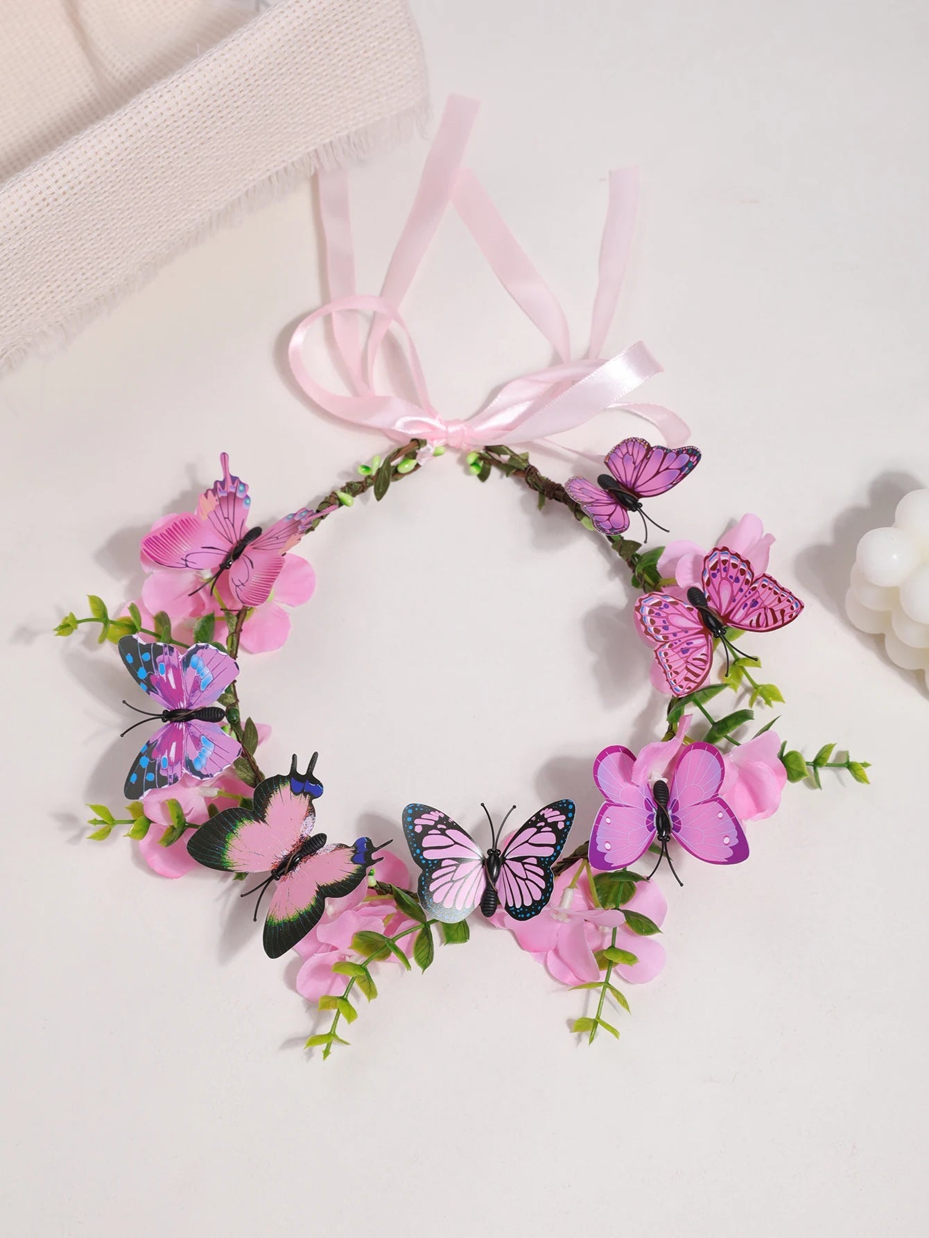 KMK - Forest Butterfly flower headband