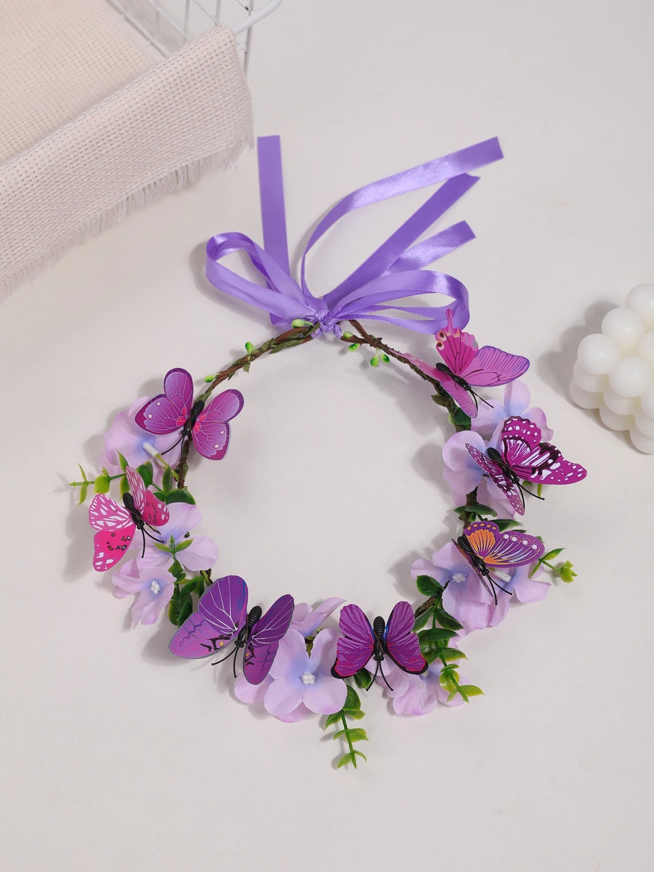 KMK - Forest Butterfly flower headband