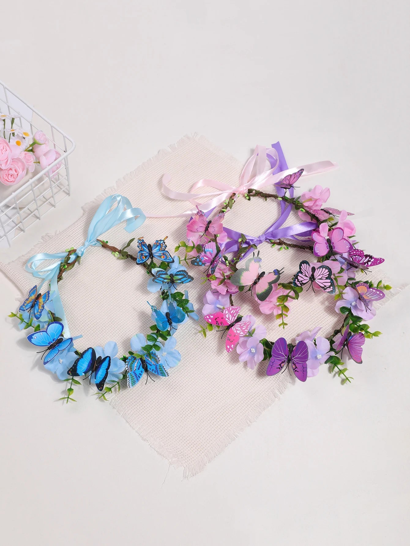 KMK - Forest Butterfly flower headband