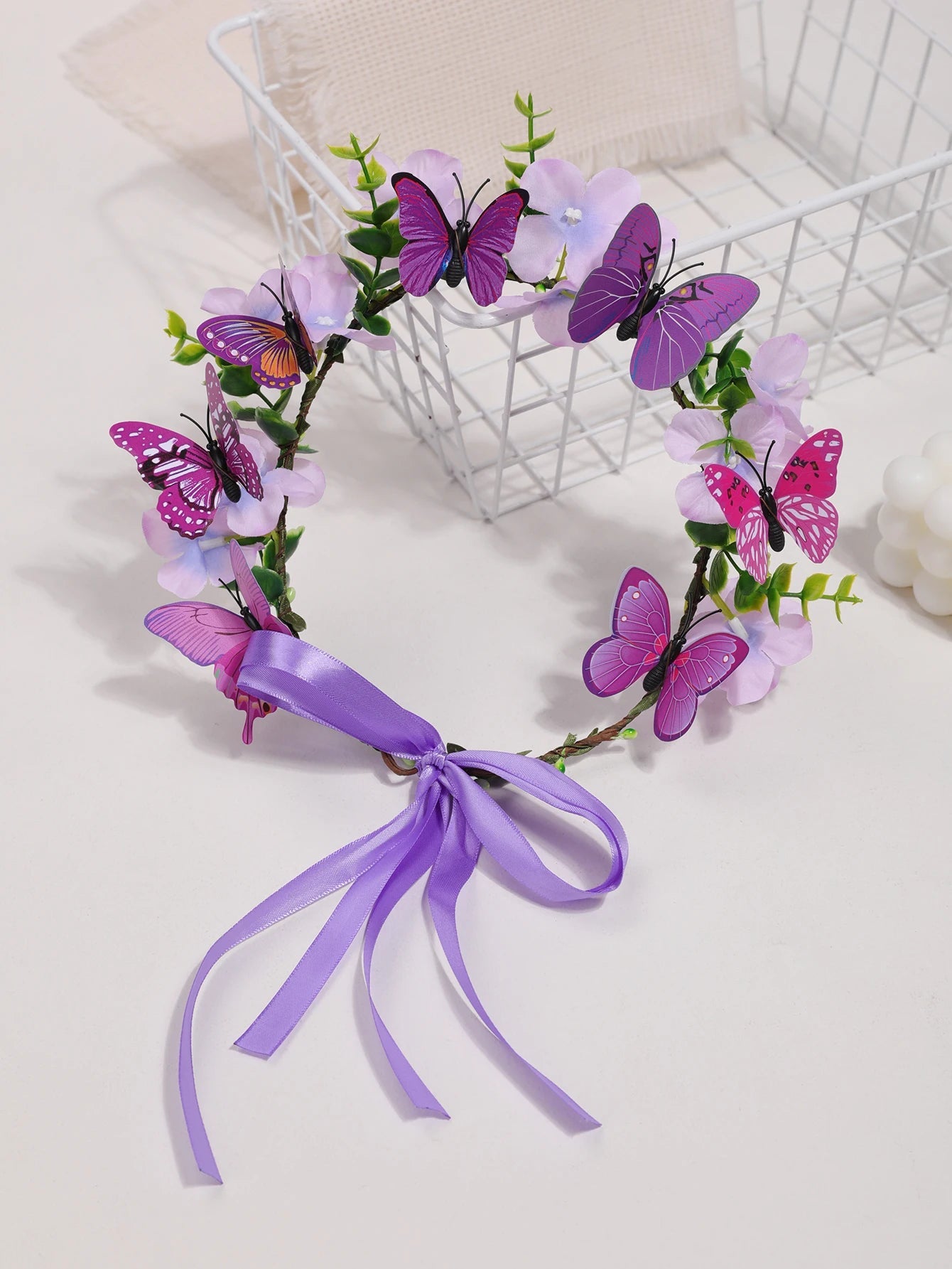 KMK - Forest Butterfly flower headband