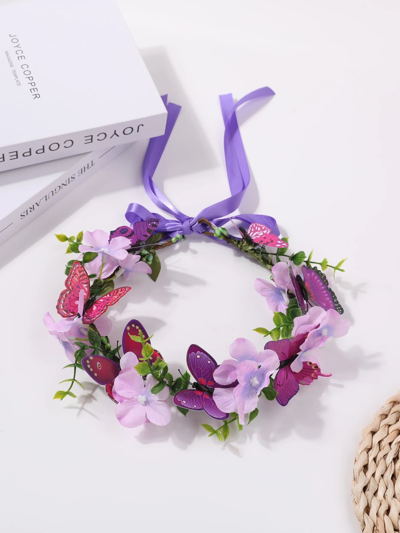 KMK - Forest Butterfly flower headband