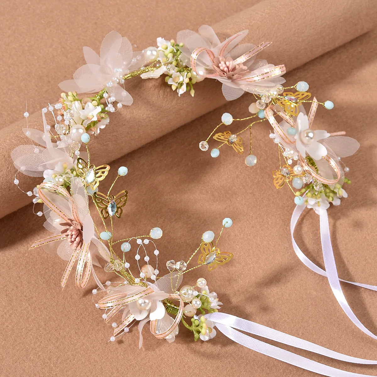 KMK - Forest Fairy Style Delicate Children's Crown