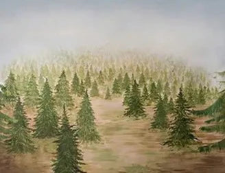 KMK - Forest watercolour backdrop