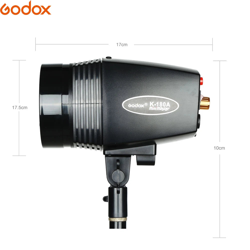 KMK - GODOX K-150A K150A K180A K-180A 180WS 150Ws Portable Mini Master Studio Flash Light