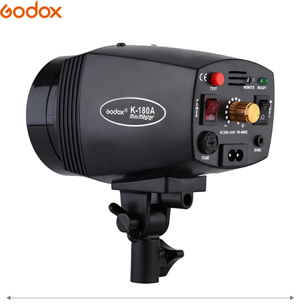 KMK - GODOX K-150A K150A K180A K-180A 180WS 150Ws Portable Mini Master Studio Flash Light