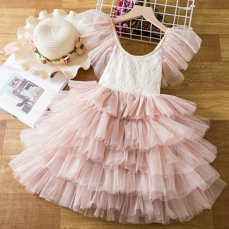 KMK - Girl Lace tulle Dress