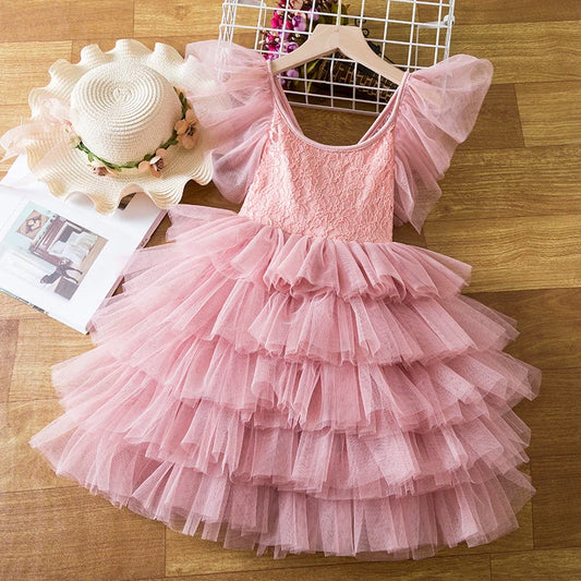 KMK - Girl Lace tulle Dress