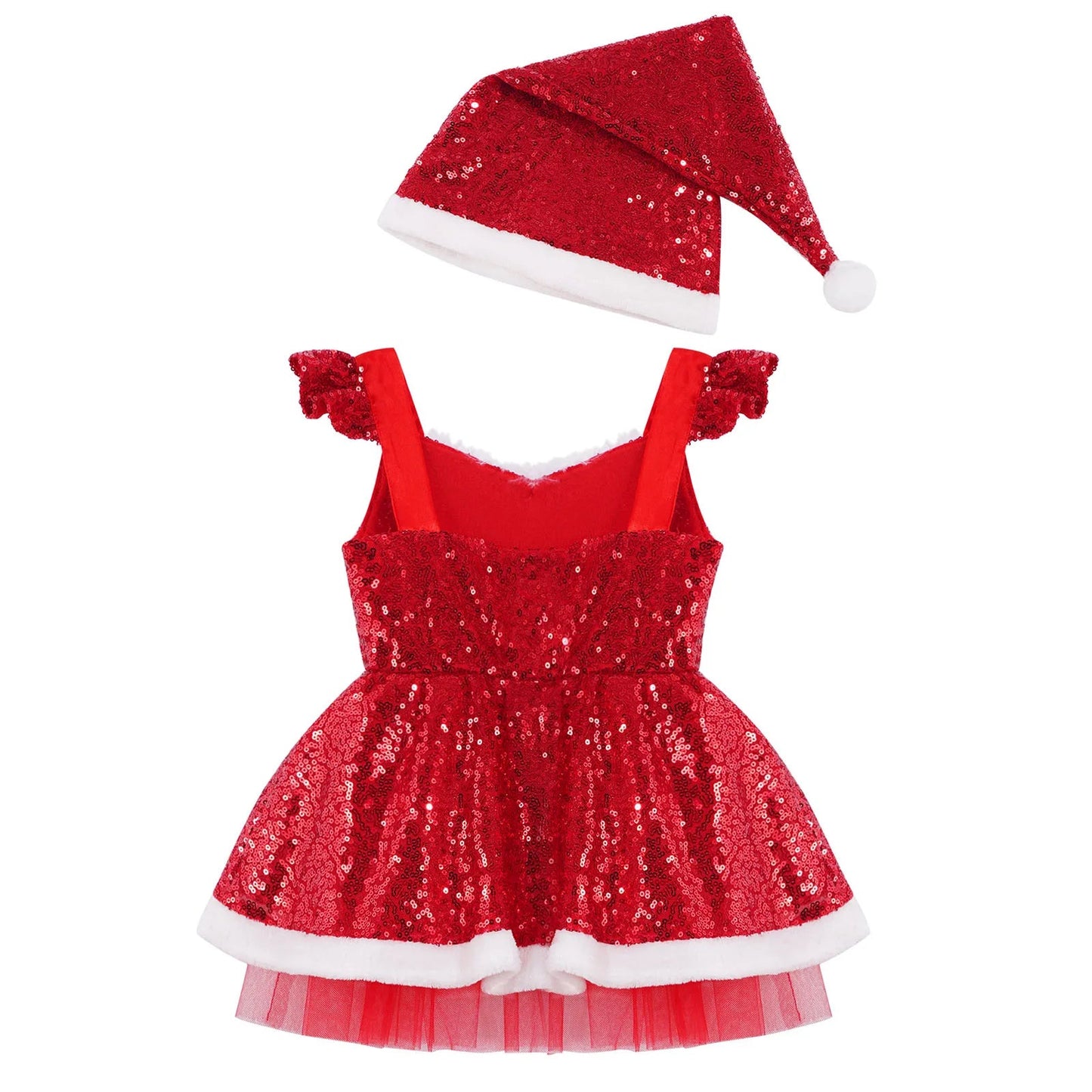 KMK - Girls Christmas Sequin Dress