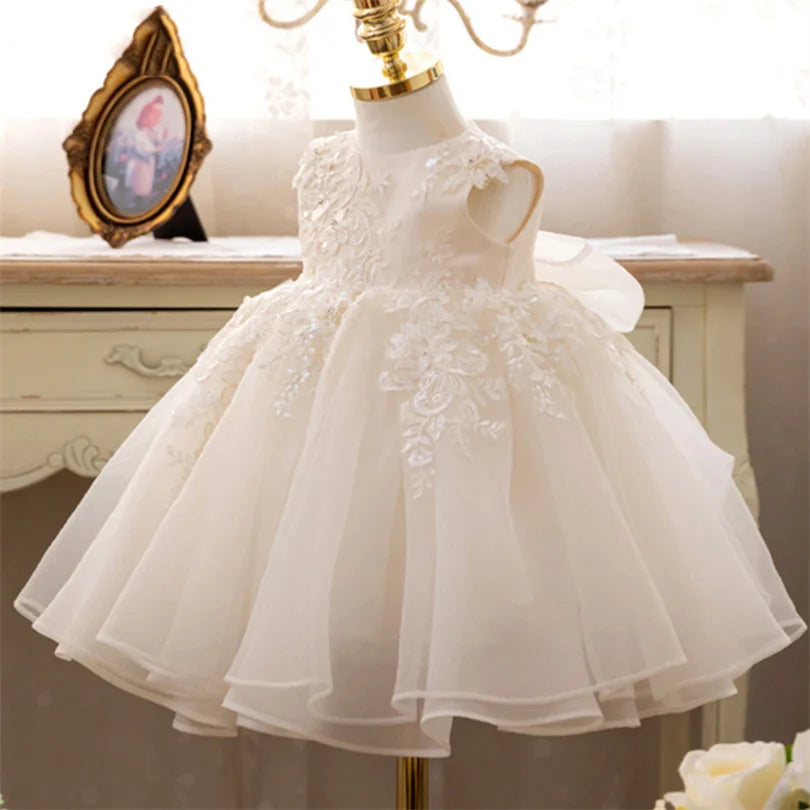 KMK - Girls Lace Tulle dress