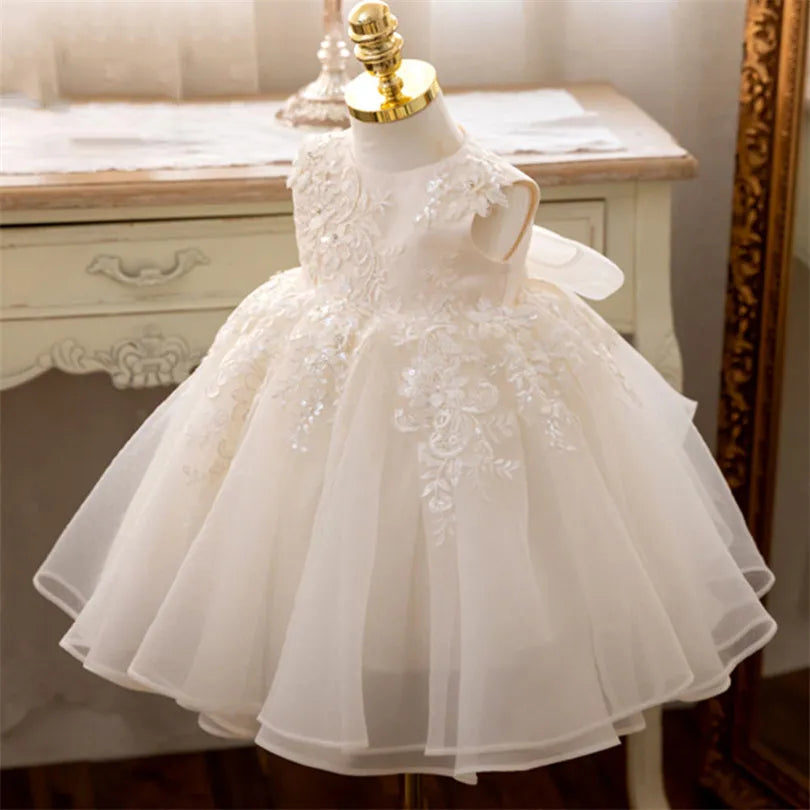 KMK - Girls Lace Tulle dress