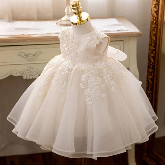 KMK - Girls Lace Tulle dress