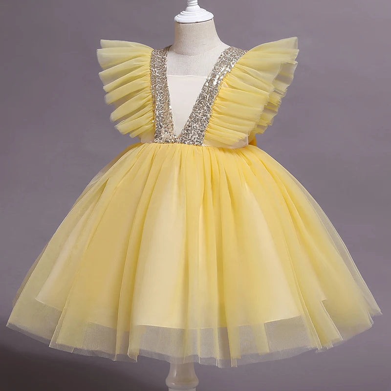 KMK - Girls Ruffles tulle Dress