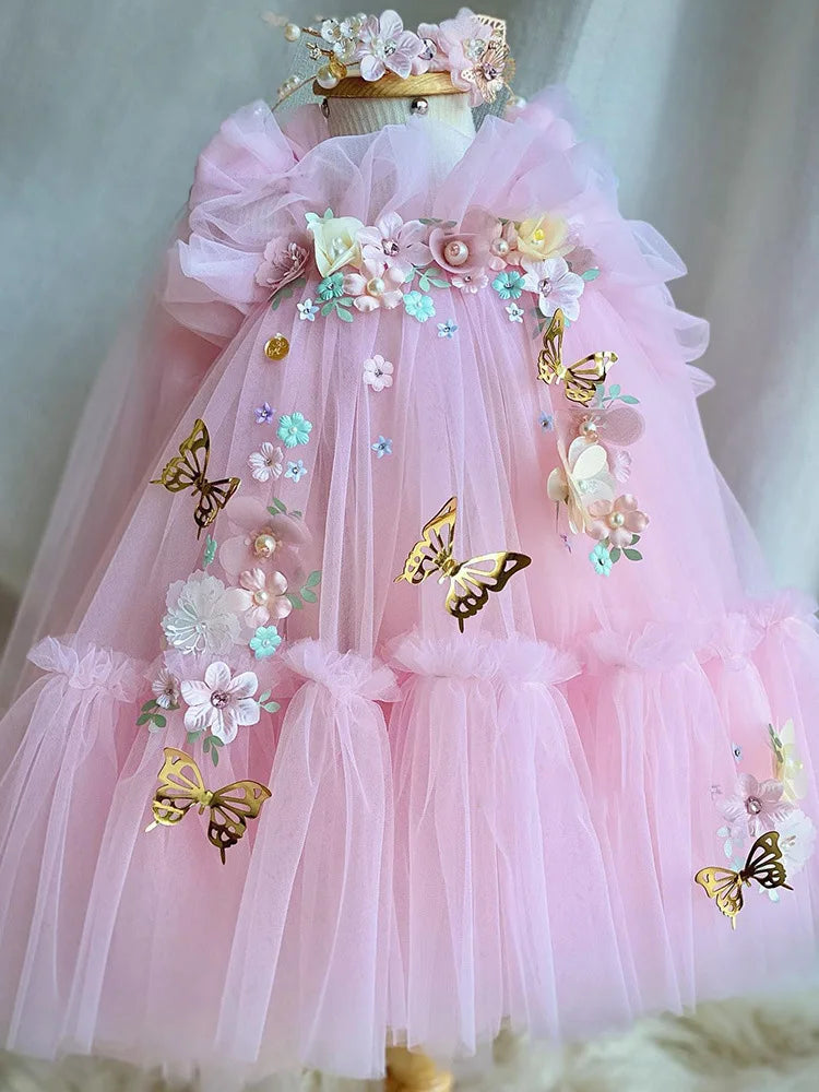 KMK - Girls Sequin tulle dress