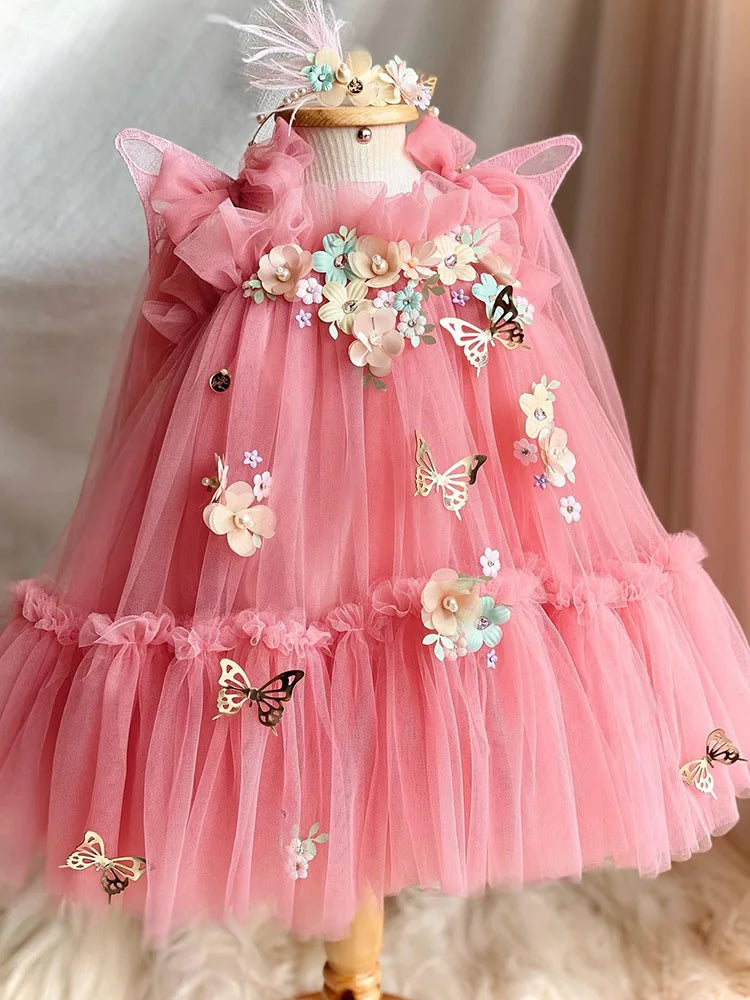 KMK - Girls Sequin tulle dress