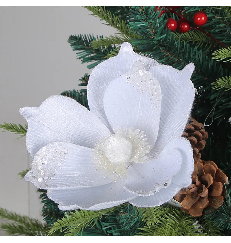 KMK - Glitter Christmas Sequin Flower