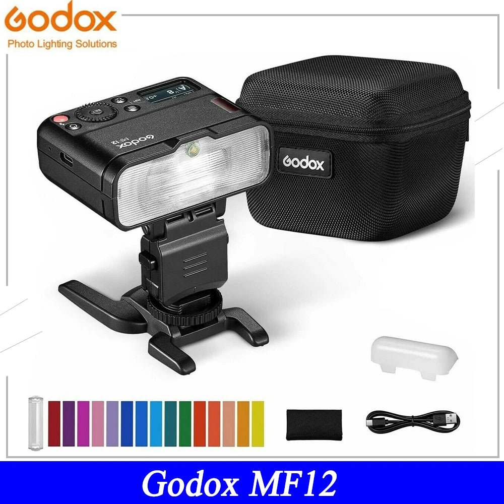 KMK - Godox MF12 K2 Macro Flash Light with Xpro II Wireless Flash Trigger