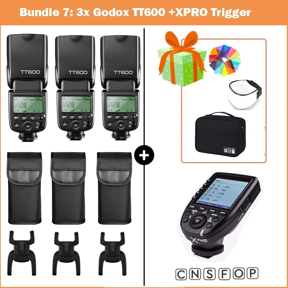 KMK - Godox TT600 2.4G Wireless Flash Speedlite