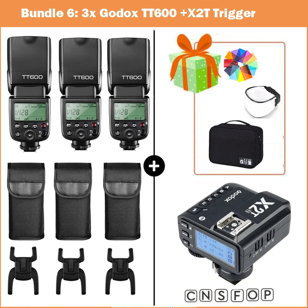 KMK - Godox TT600 2.4G Wireless Flash Speedlite