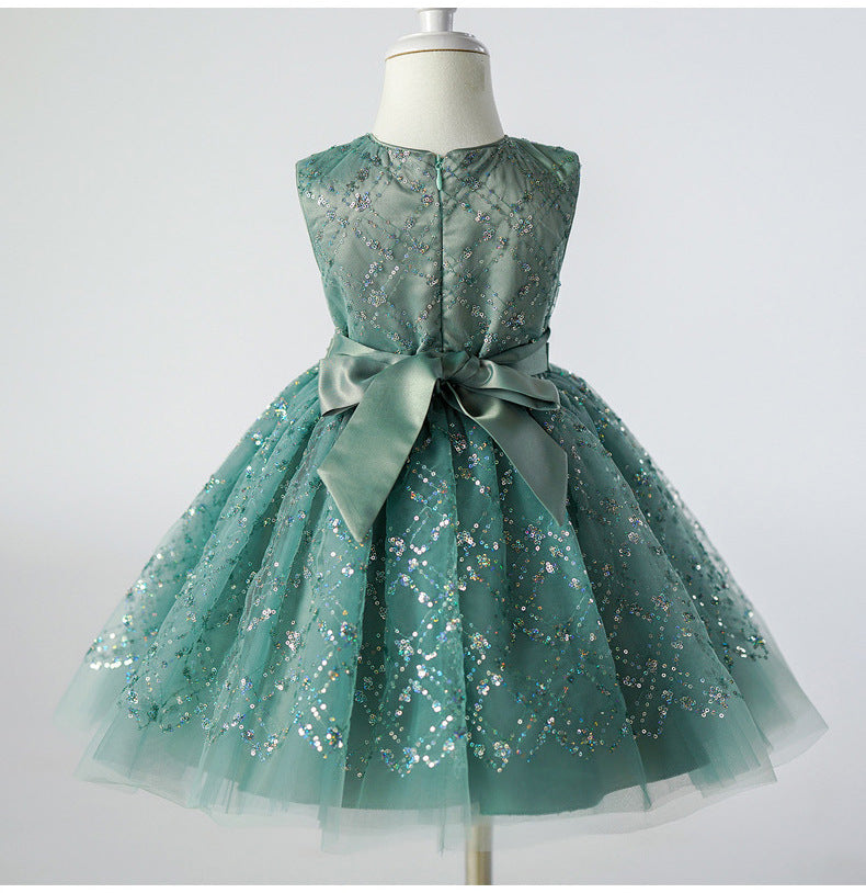 KMK - Green Tutu Sequin Dress