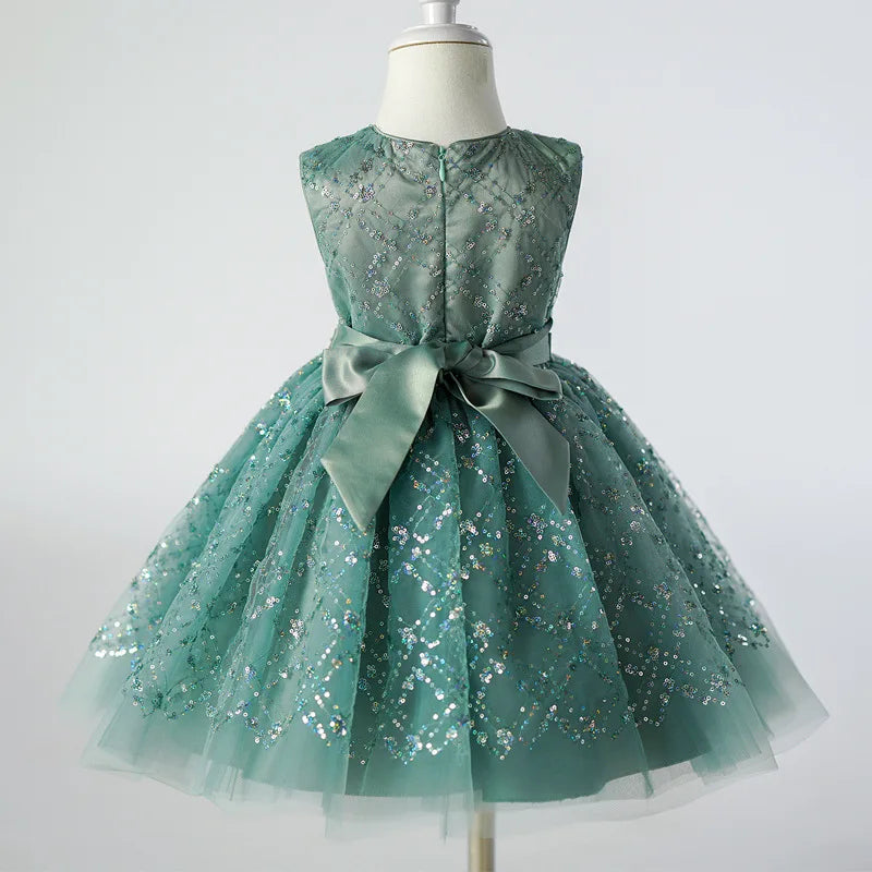 KMK - Green Tutu Sequin Dress